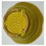 Shawnee Bow Vase & McCoy 685 Bowl & McCoy Greenish Yellow Bowl & Artist-Signed Tall Pottery Vase (Lot of 4)