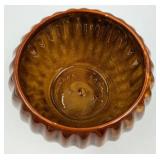 Shawnee Bow Vase & McCoy 685 Bowl & McCoy Greenish Yellow Bowl & Artist-Signed Tall Pottery Vase (Lot of 4)