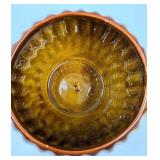 Shawnee Bow Vase & McCoy 685 Bowl & McCoy Greenish Yellow Bowl & Artist-Signed Tall Pottery Vase (Lot of 4)