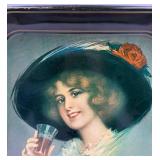 Coca-Cola Vintage Tin Tray - Drink Coca-Cola Delicious and Refreshing Advertising Memorabilia