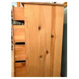 Solid Pine Wood 4 Drawer Dresser