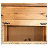 Solid Pine Wood 4 Drawer Dresser