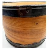 Vintage Wooden Kitchen Utensil Box Set - Spoons, Rolling Pins & Canister