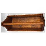 Vintage Wooden Kitchen Utensil Box Set - Spoons, Rolling Pins & Canister