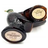 Avon Leather Aftershave Pheasant Decanters (Lot of 4) 5 FL OZ