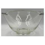 Herb Bottle Set - Thyme Basil Tarragon - Clear Glass with Hand Painted Lattice Pattern, Glass Bowl and Citronella Outdoor Candle