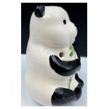 White Ceramic Asian Inspired Tiki Mugs Set - Elephants, Panda & Laughing Buddha (Lot of 6)