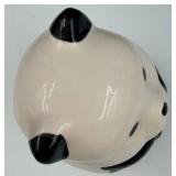 White Ceramic Asian Inspired Tiki Mugs Set - Elephants, Panda & Laughing Buddha (Lot of 6)