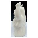 White Ceramic Asian Inspired Tiki Mugs Set - Elephants, Panda & Laughing Buddha (Lot of 6)