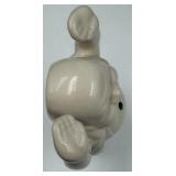 White Ceramic Asian Inspired Tiki Mugs Set - Elephants, Panda & Laughing Buddha (Lot of 6)