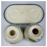 Spring Floral Placemat Set, Salt & Pepper Shakers, Onion Chopper Box, Floral Towels & Decorative Pitcher