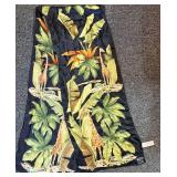 Animal Spirits Safari Decor Set: Elephant Relief Frame, Giraffe Pillar Candle, ECHO Silk Giraffe Jungle Scarf & Elephant Coasters