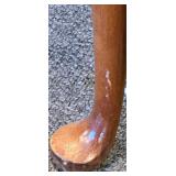 Mersman Desk - Vintage Wood Writing Table with 3 Drawers with Removable Glass Top