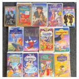 Disney Masterpiece VHS Collection - Snow White, Cinderella, Sleeping Beauty, Fantasia, The Lion King