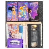 Disney Masterpiece VHS Collection - Snow White, Cinderella, Sleeping Beauty, Fantasia, The Lion King
