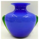 Fifth Avenue Crystal Narcissus 5 1/2 Clock Frosted Crystal Quartz Movement Style #324833 - Lamp & Gorgeous Designs China Blue Vase