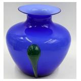 Fifth Avenue Crystal Narcissus 5 1/2 Clock Frosted Crystal Quartz Movement Style #324833 - Lamp & Gorgeous Designs China Blue Vase