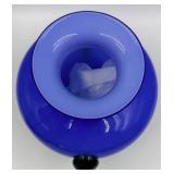 Fifth Avenue Crystal Narcissus 5 1/2 Clock Frosted Crystal Quartz Movement Style #324833 - Lamp & Gorgeous Designs China Blue Vase