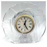 Fifth Avenue Crystal Narcissus 5 1/2 Clock Frosted Crystal Quartz Movement Style #324833 - Lamp & Gorgeous Designs China Blue Vase