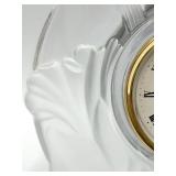 Fifth Avenue Crystal Narcissus 5 1/2 Clock Frosted Crystal Quartz Movement Style #324833 - Lamp & Gorgeous Designs China Blue Vase