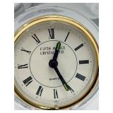 Fifth Avenue Crystal Narcissus 5 1/2 Clock Frosted Crystal Quartz Movement Style #324833 - Lamp & Gorgeous Designs China Blue Vase