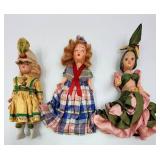 4 Vintage Story Book Fashion Dolls Featuring Bridal Series Bride Doll and Doll Clothes