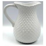 1-800 Flowers White Dimpled Pitcher, 6 Small Ceramic Pots with Saucers and 6 Self-Watering Planters