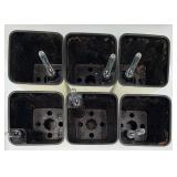 1-800 Flowers White Dimpled Pitcher, 6 Small Ceramic Pots with Saucers and 6 Self-Watering Planters