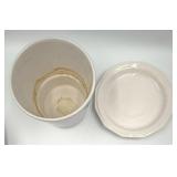 1-800 Flowers White Dimpled Pitcher, 6 Small Ceramic Pots with Saucers and 6 Self-Watering Planters