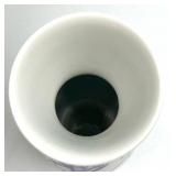 Assorted Ceramic/Clay Vases & Planters - Delft Blue & White, Teal Glaze, Yellow, Terracotta