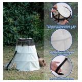 LFUTARI 2-Pack Winter Rose Protective Covers 600D with Stakes - Frost & Wind Protection