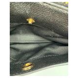 Marc Jacobs Black Pebbled Leather Crossbody Bag & Gold Hardware