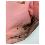 Coach Signature Canvas Tote Beige with Pink Stripe & Coach Black Wristlet