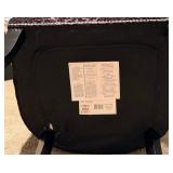 At Home Furniture Black Damask Upholstered Armchair