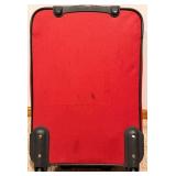 Protege 2-Piece Soft-Side Luggage Set - Red & Black with 4-Wheel Spinners