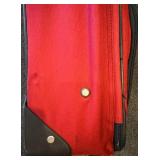 Protege 2-Piece Soft-Side Luggage Set - Red & Black with 4-Wheel Spinners