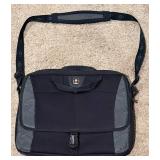 Swiss Gear & Wenger Laptop Messenger Bag - Black Nylon & Padded Sleeve