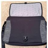 Swiss Gear & Wenger Laptop Messenger Bag - Black Nylon & Padded Sleeve
