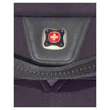 Swiss Gear & Wenger Laptop Messenger Bag - Black Nylon & Padded Sleeve