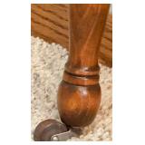 Vintage Style Full Size Bed Frame - Wooden with Carved Center Panels