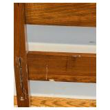 Vintage Style Full Size Bed Frame - Wooden with Carved Center Panels