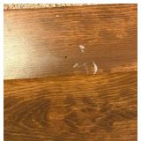 Vintage Style Full Size Bed Frame - Wooden with Carved Center Panels