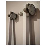 White Large Adjustable Baby/Pet Doorway Gate w/ Extensions