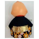 Assorted Miniature Asian Figurines & Lanterns - Buddha Statues, Maneki-Neko Cats, Kokeshi Dolls