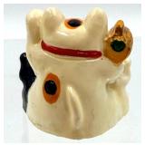 Assorted Miniature Asian Figurines & Lanterns - Buddha Statues, Maneki-Neko Cats, Kokeshi Dolls