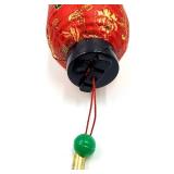 Assorted Miniature Asian Figurines & Lanterns - Buddha Statues, Maneki-Neko Cats, Kokeshi Dolls