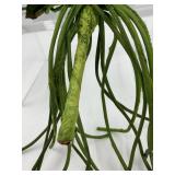 Holley Ross 22K Gold Swan Vase - Beaded Floral Bouquet