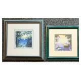 Nicolet Bay Signed by- James R. Davel & Greenbrier International Watercolor Artwork