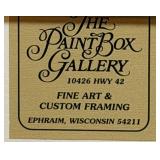 Nicolet Bay Signed by- James R. Davel & Greenbrier International Watercolor Artwork