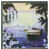 Nicolet Bay Signed by- James R. Davel & Greenbrier International Watercolor Artwork